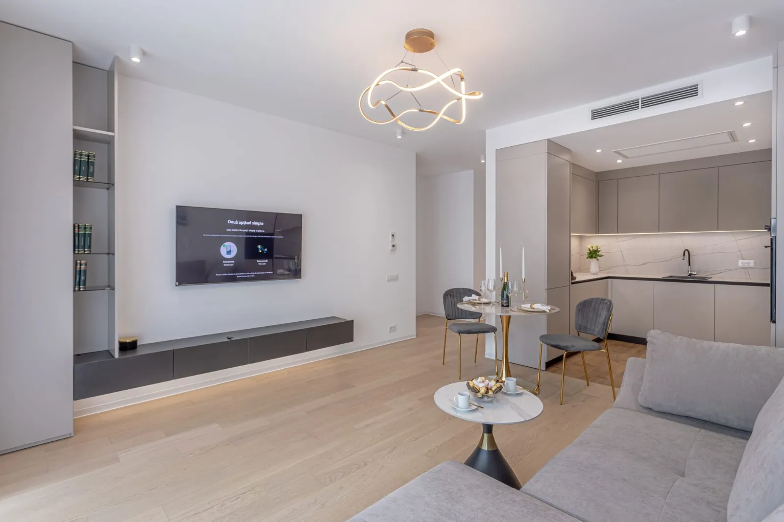 APARTAMENT 2 CAMERE - FLOREASCA - MOBILAT UTILAT - ETAJ 7 - 7