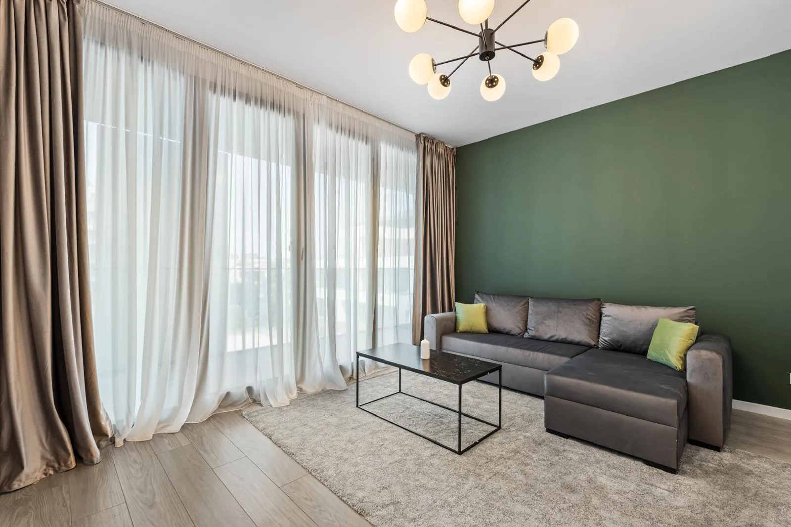 APARTAMENT CU 2 CAMERE - HERASTRAU - MOBILAT  - 2