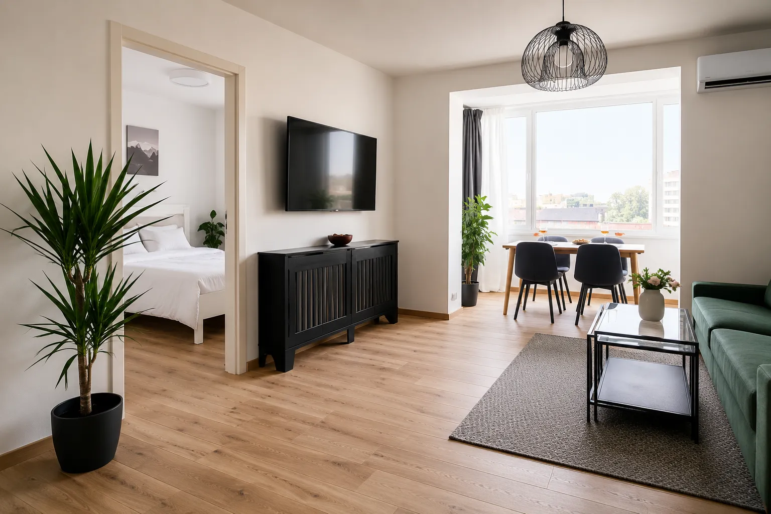 PIATA ROMANA - APARTAMENT CU 3 CAMERE - MOBILAT SI UTILAT