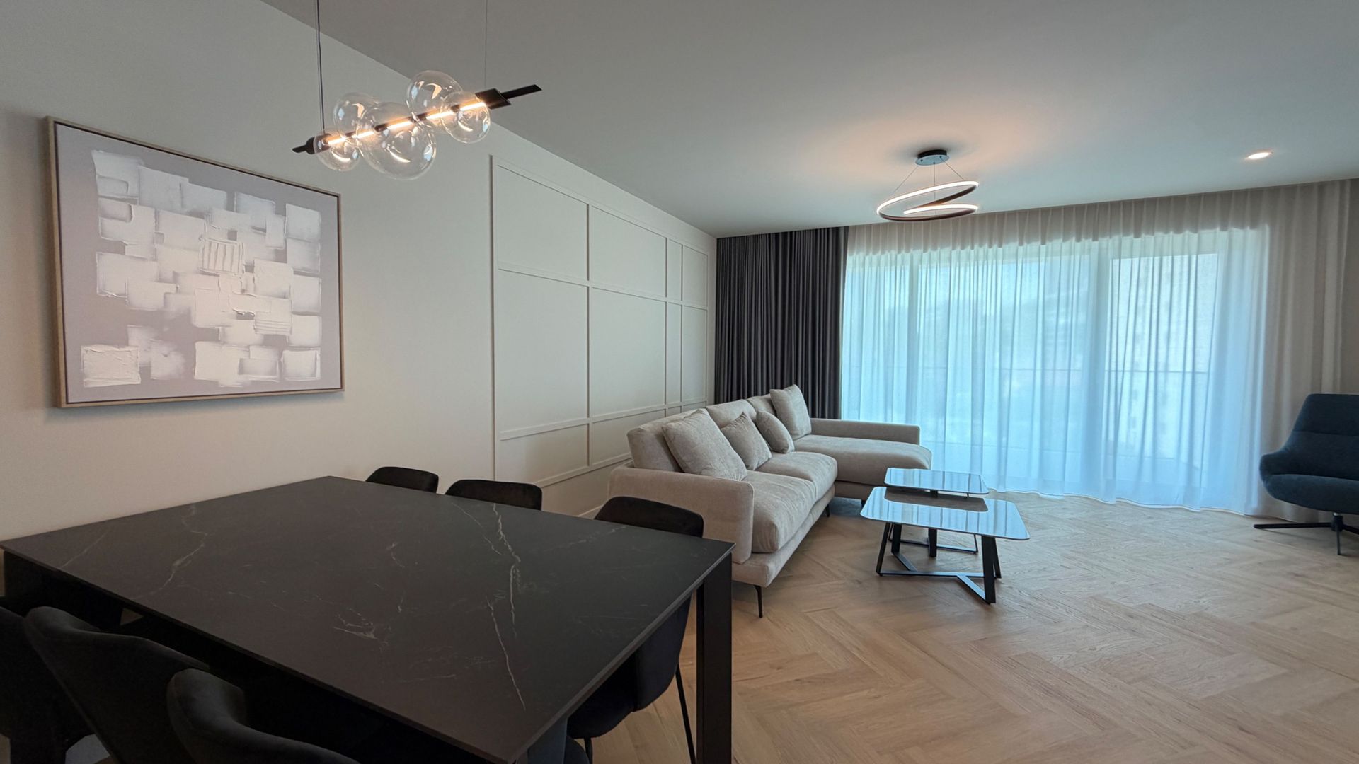 Apartament 4 camere de inchiriat superb-Zona Pipera-100 metri metrou - 3/4