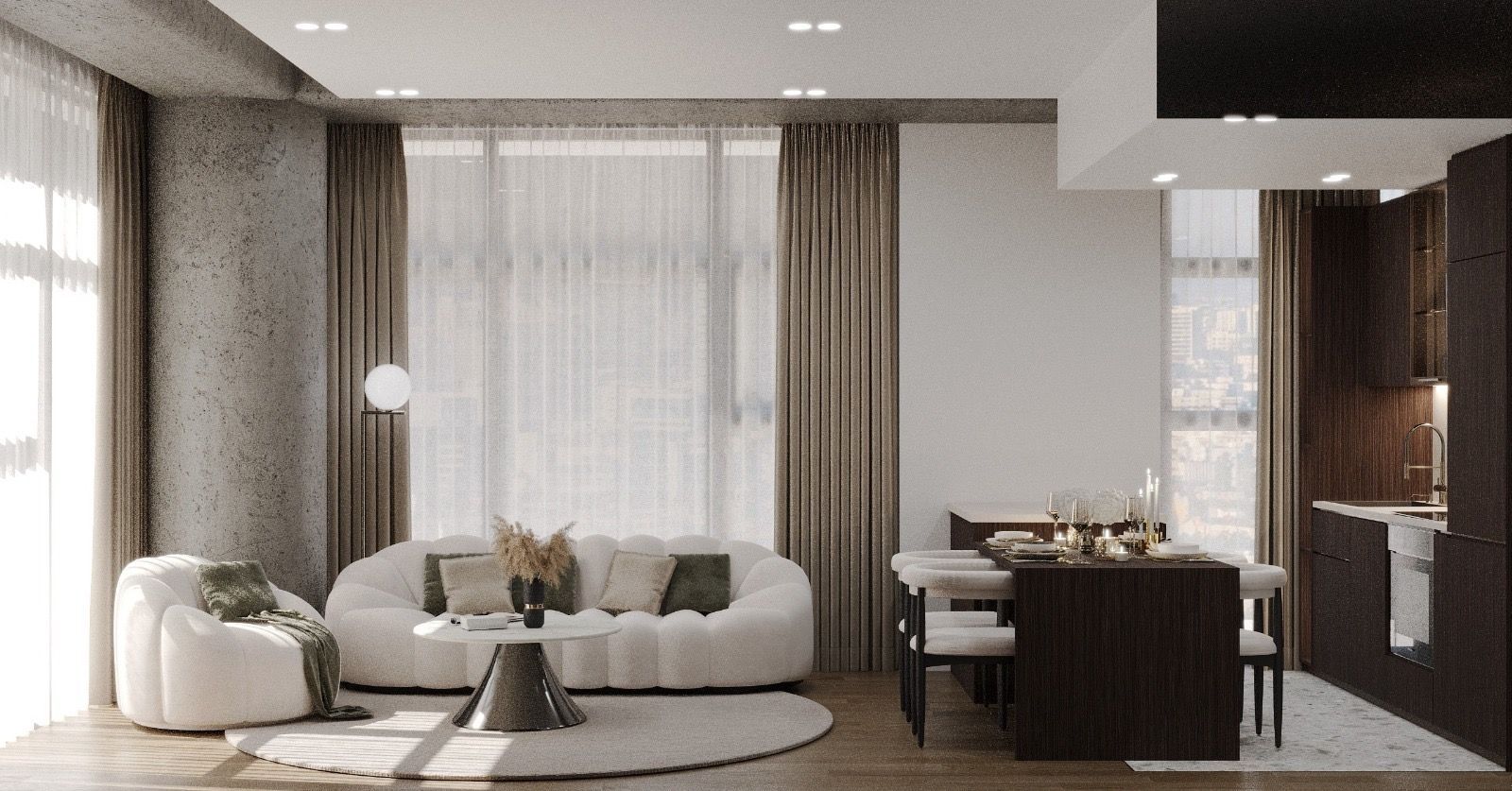 3-Room Apartment for Rent // Up-site // Parking Included // Spa