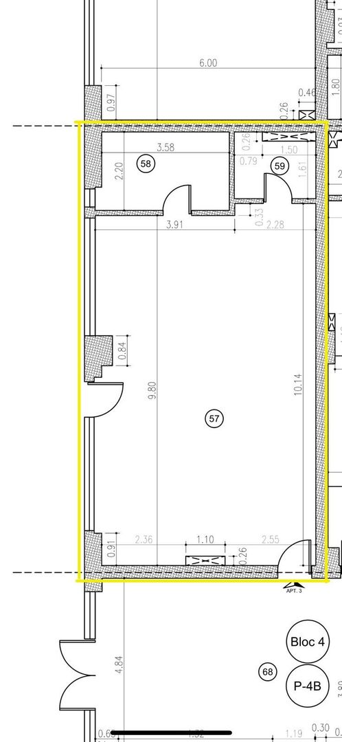Spațiu de închiriat – Aviației | 67 m² | Parter | Birou - 7/9