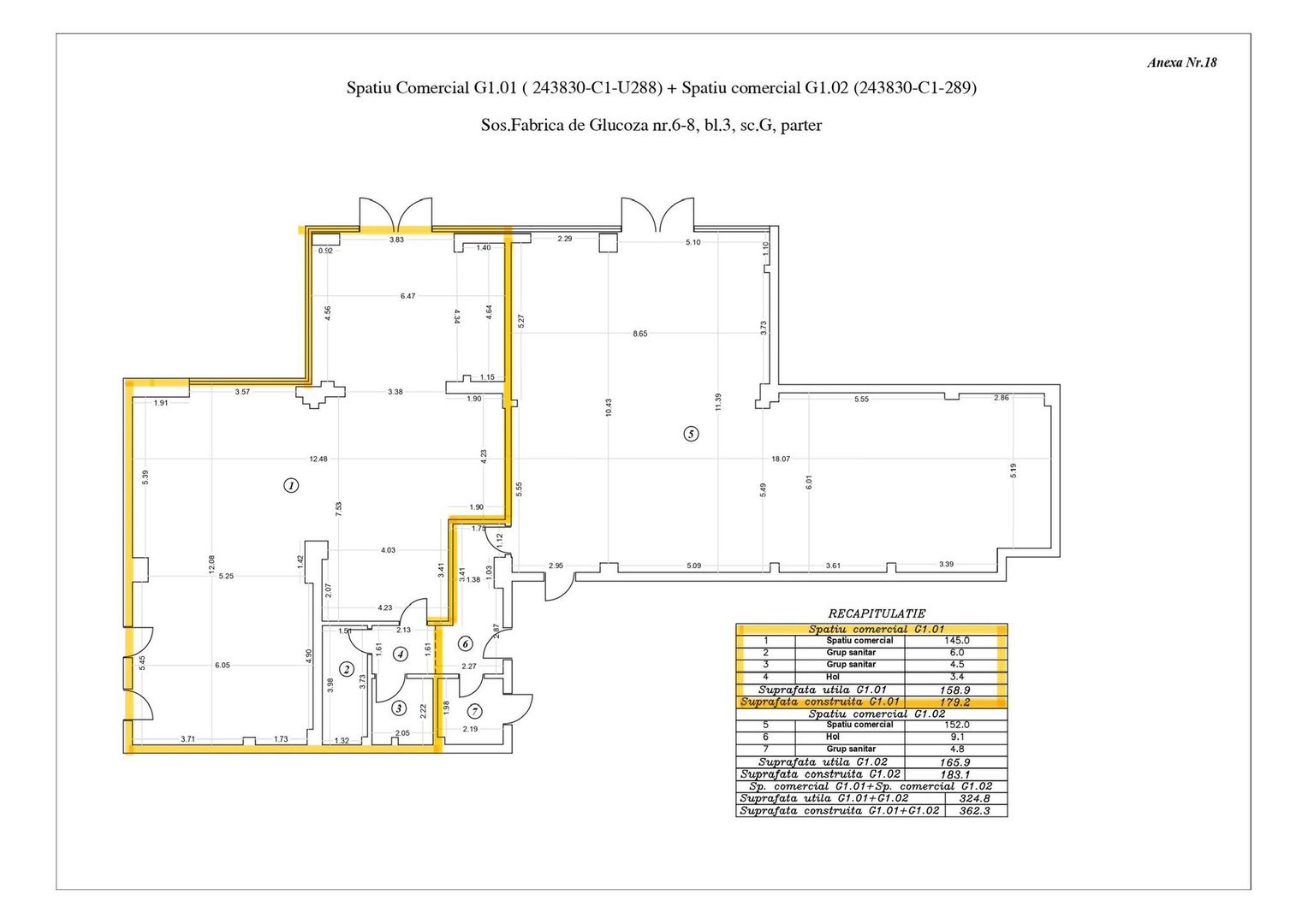 Spatiu de inchiriat | 179.2 mp | Fabrica de Glucoza