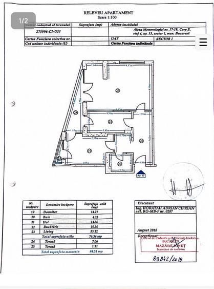 Apartament 2 camere - 84 mp, Jandarmeriei, mobilat, parcare subteran