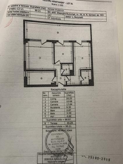 3 camere | Terasă 30 mp | Parcare + EV | Aviației - 14