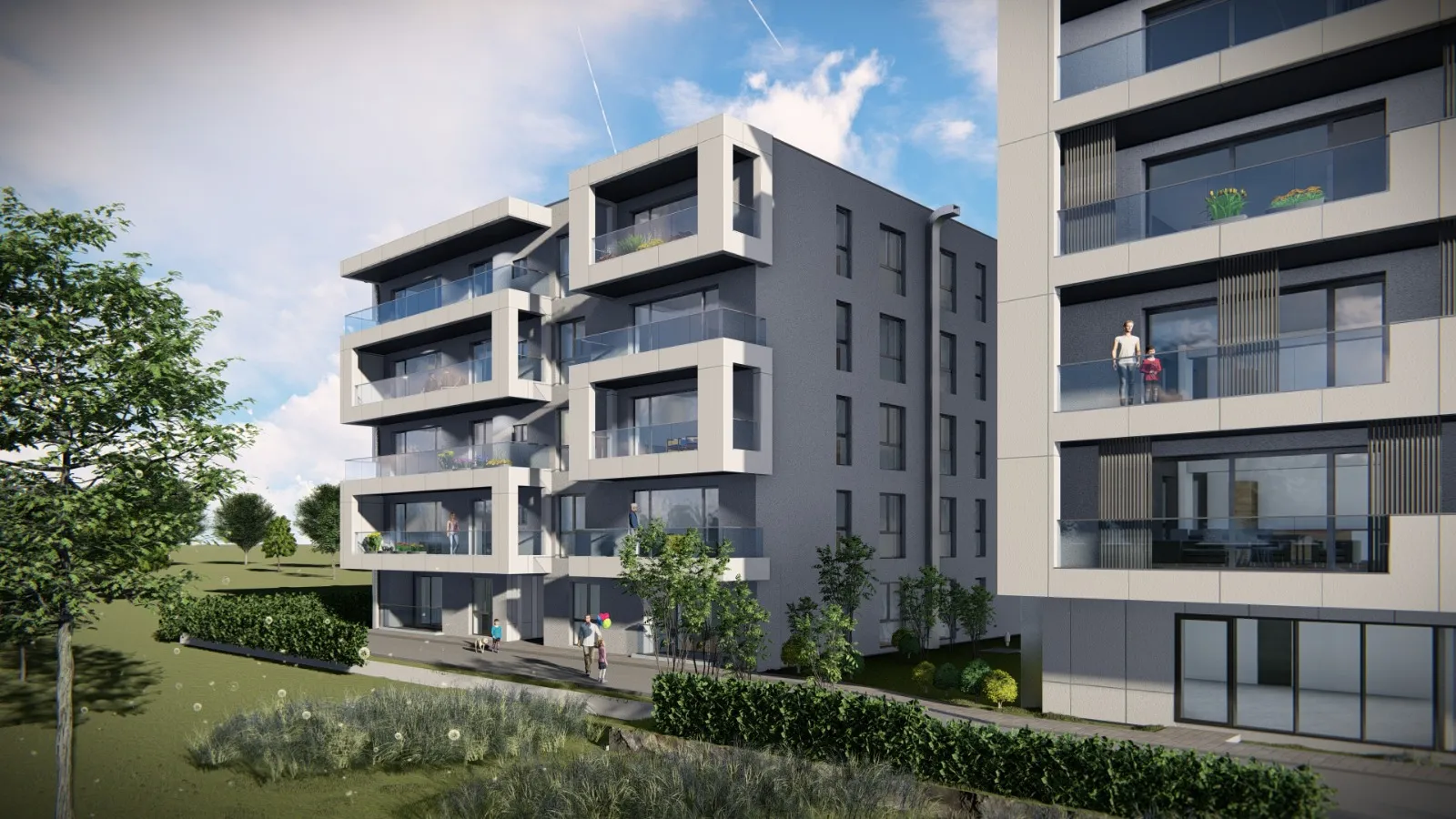 2 Camere cu Balcon Generos | Bloc Nou - imagine 3
