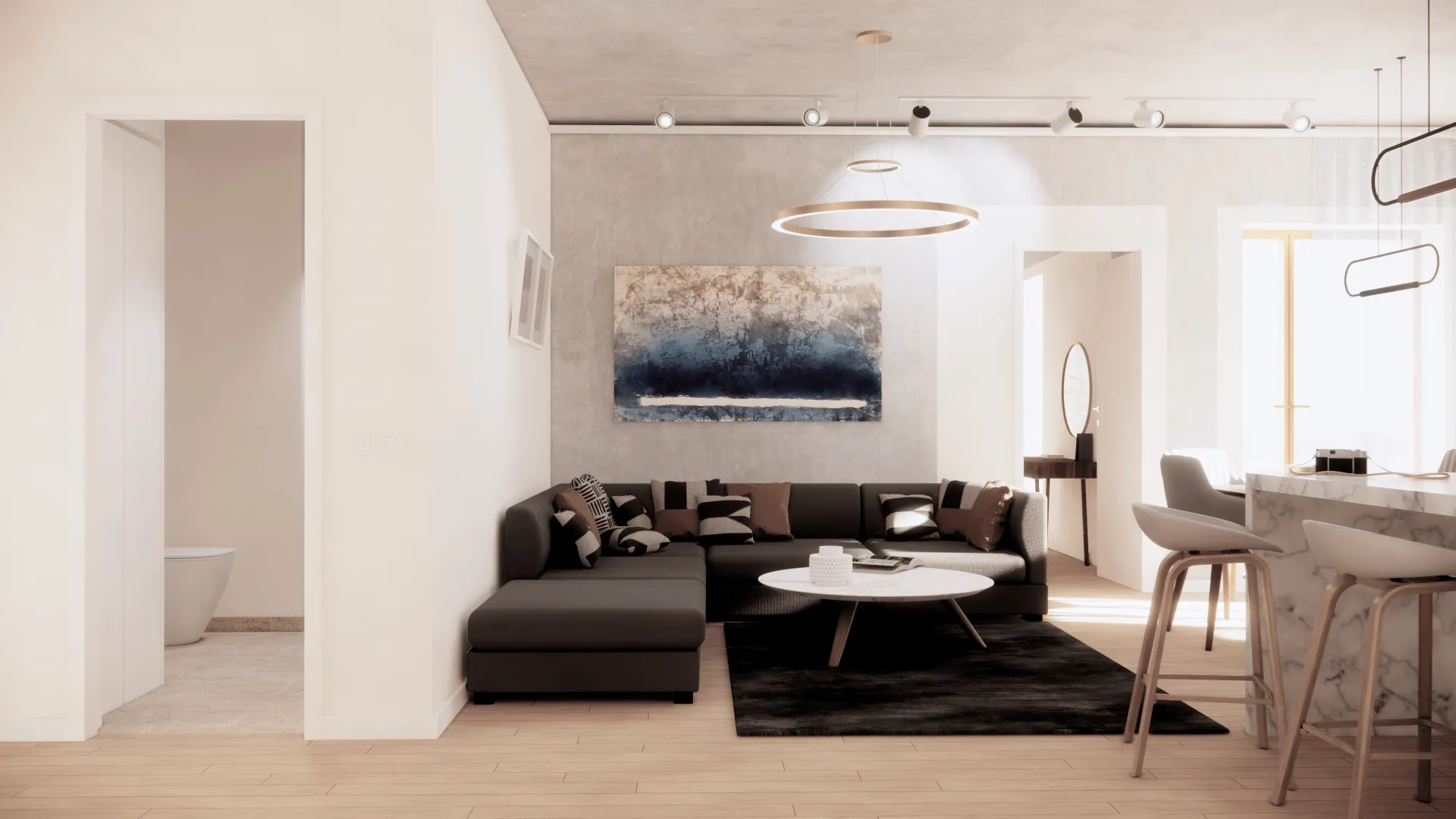 Apartament 2 camere | Lobby de 4 m, lifturi și facilități moderne