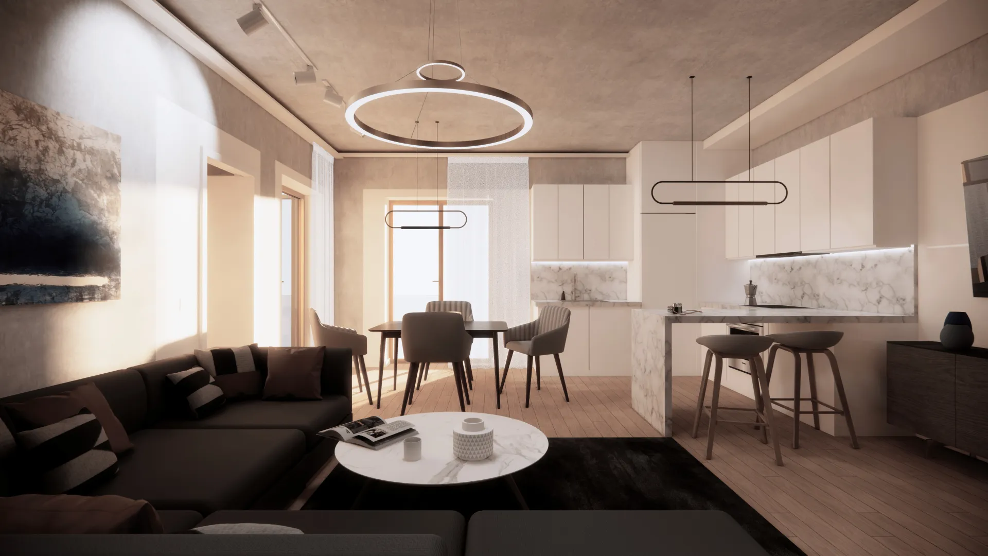 Apartament 2 camere | Lobby de 4 m, lifturi și facilități moderne