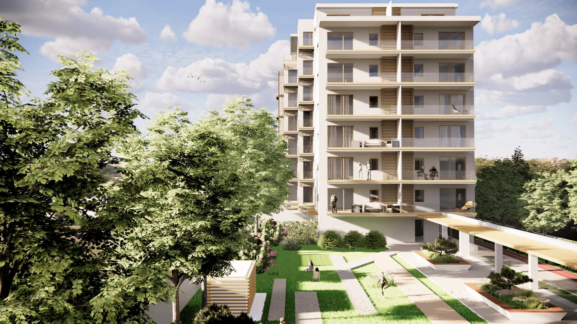 Apartament nou cu terasă | Acces securizat și parcare pe 2 niveluri | Pipera