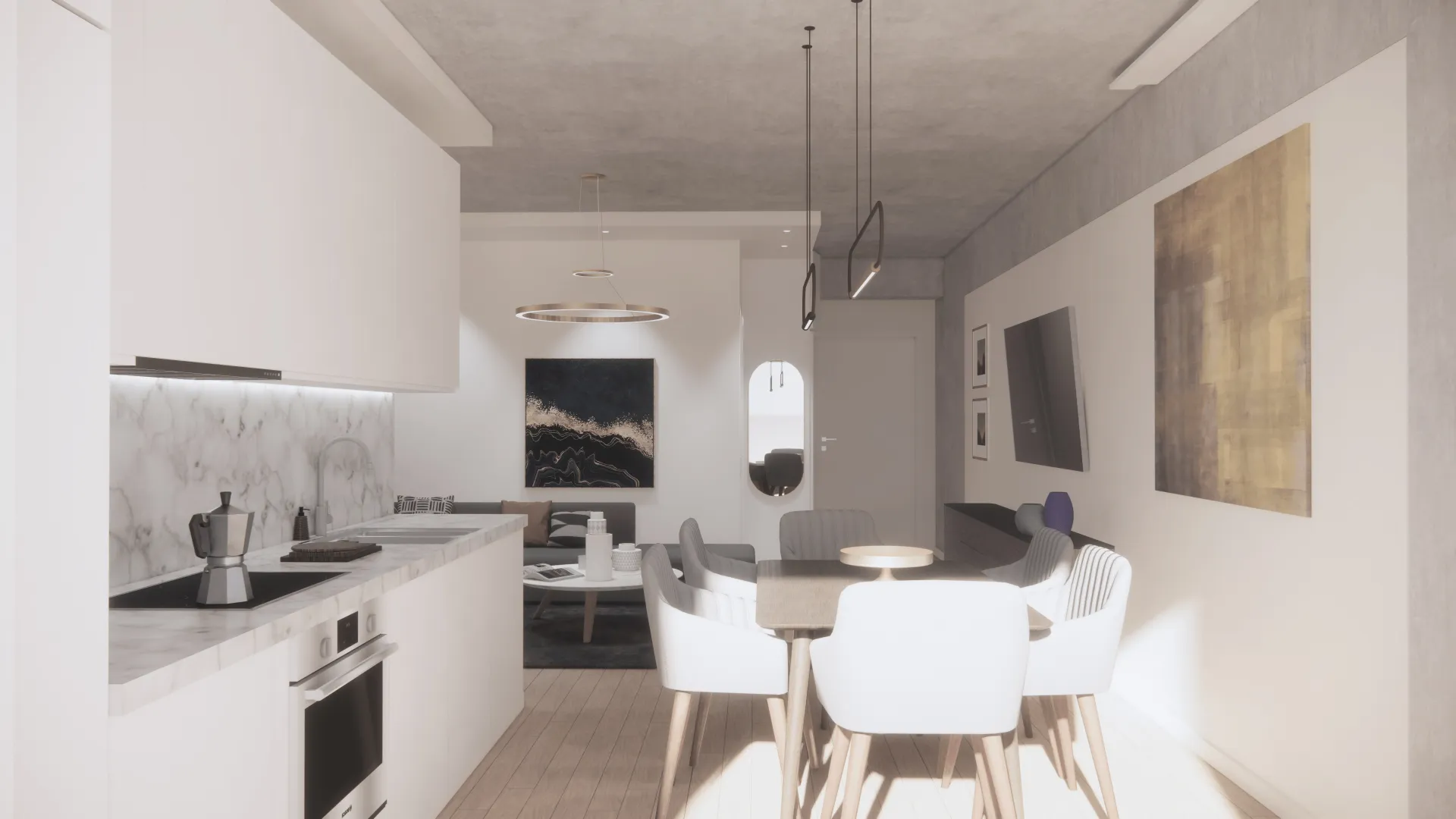 Apartament nou 2 camere | Zonă pietonală, locuri de joacă | Pipera - 21