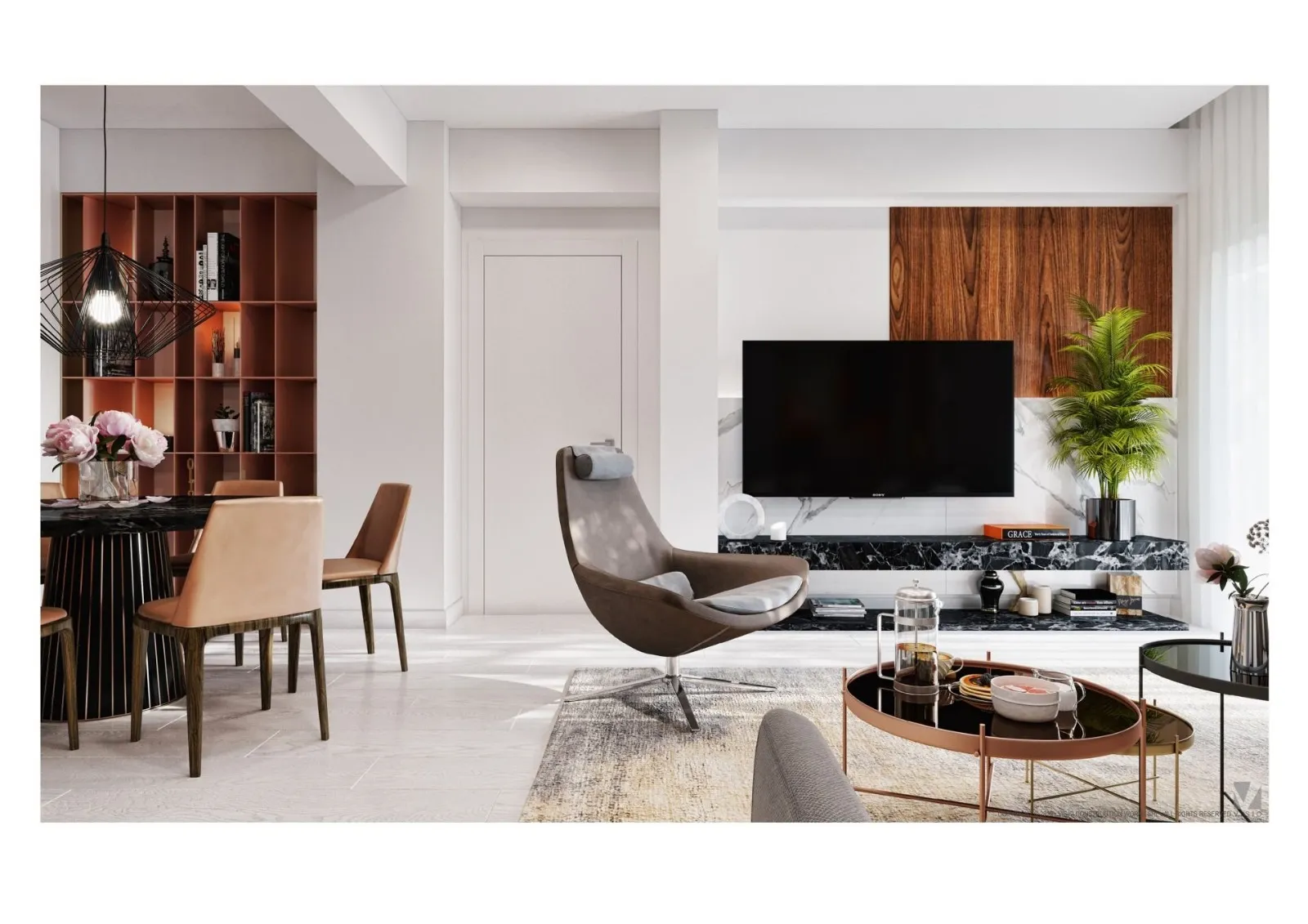Apartament nou 3 camere | Complex cu loc de joacă și spații verzi - 16